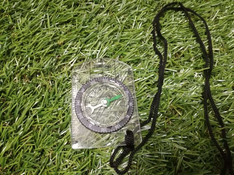 All in One Outdoor Hiking Camping Baseplate Compass MM INCH Map Ruler